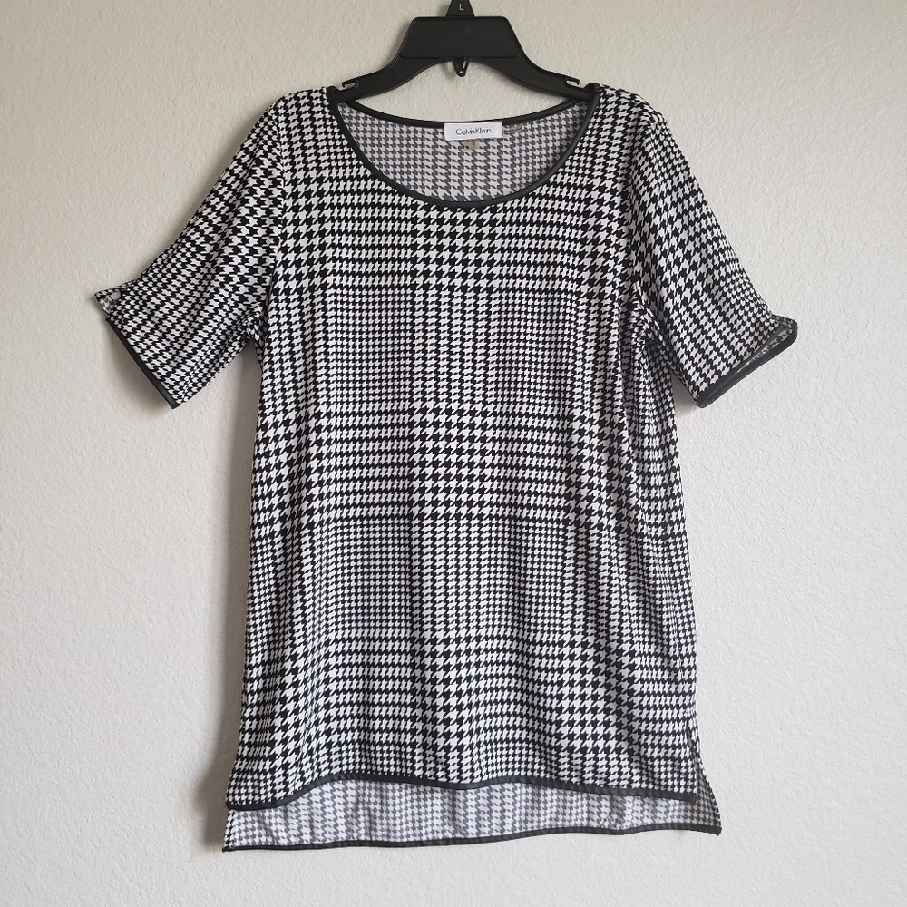 Houndstooth Blouse